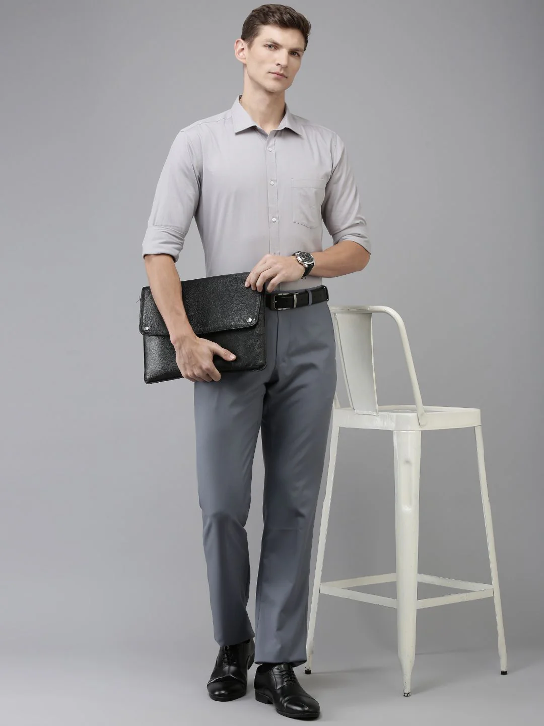 Park Avenue Pure Cotton Slim Fit Opaque Formal Shirt - Image 6