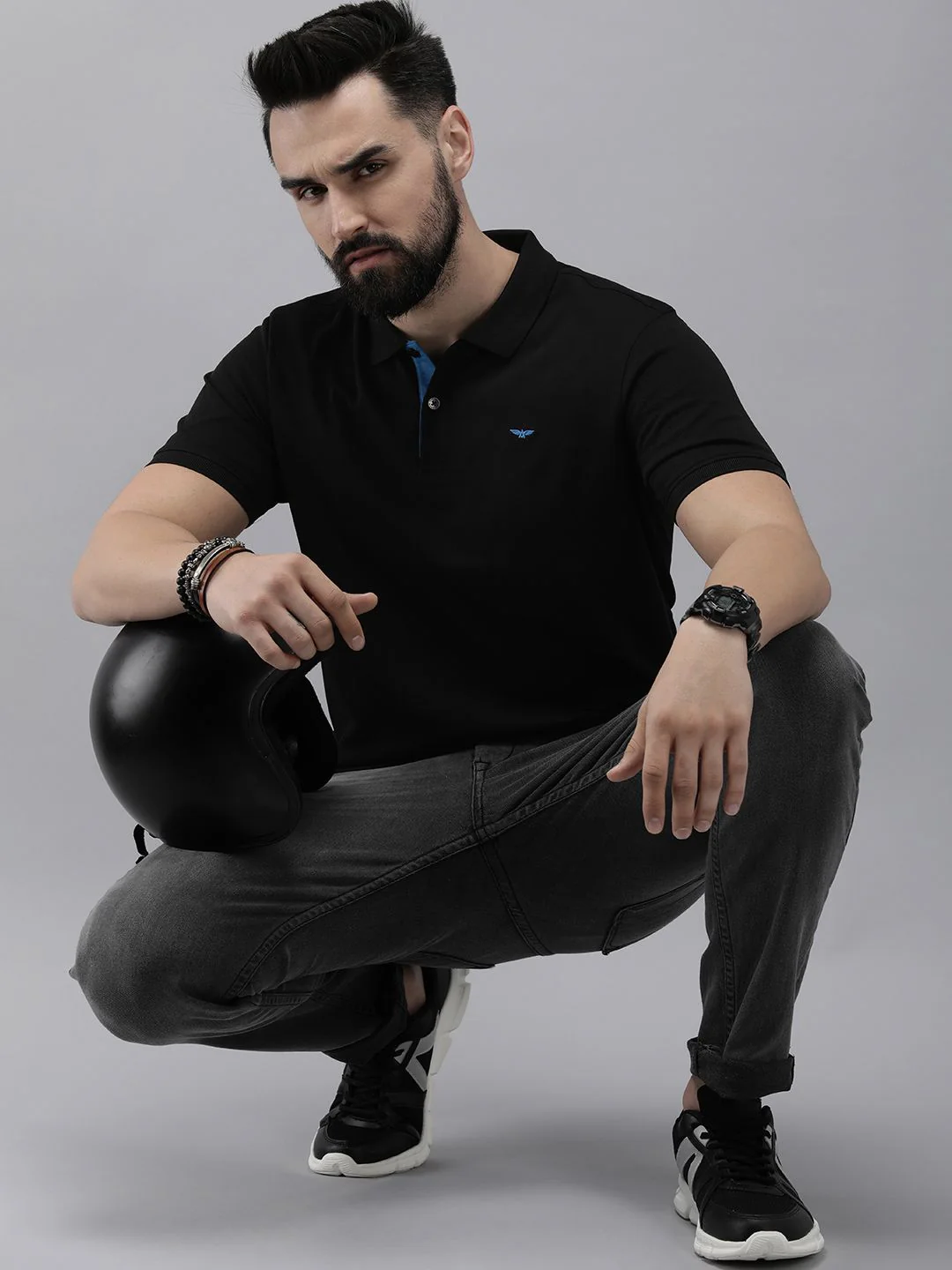 Park Avenue Pure Cotton Slim Fit Polo T-shirt - Image 4