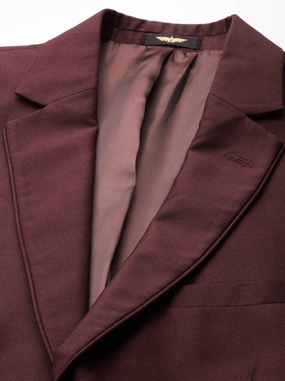 Park Avenue Self Design Single Breasted Super Slim Fit 3 Piece Party Suits - Image 4