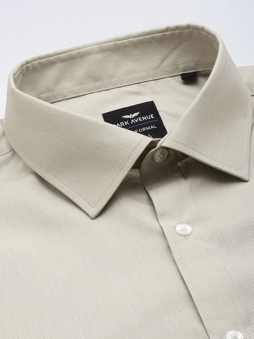 Park Avenue Self Design Slim Fit Opaque Formal Shirt - Image 2