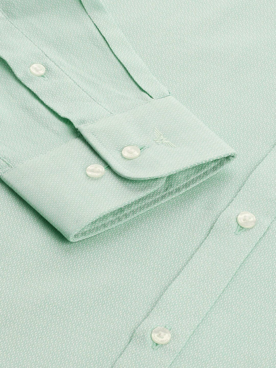 Park Avenue Self Design Slim Fit Pure Cotton Formal Shirt - Image 3