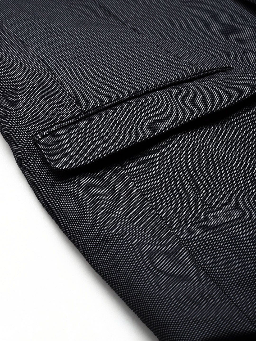 Park Avenue Self Design Textured Blazer With Trouser Party Suits - Image 7
