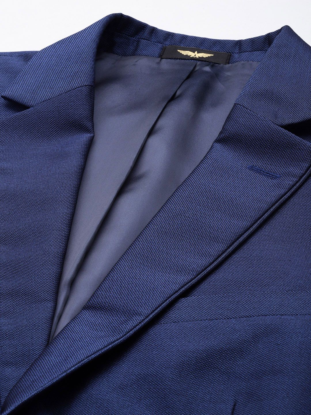 Park Avenue Self Design Textured Single Breasted Super Slim Fit 3 Piece Party Suits - Image 4