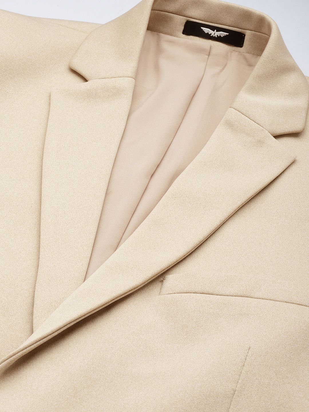 Park Avenue Single-Breasted Notched Lapel Active Fit Formal Blazer - Image 2