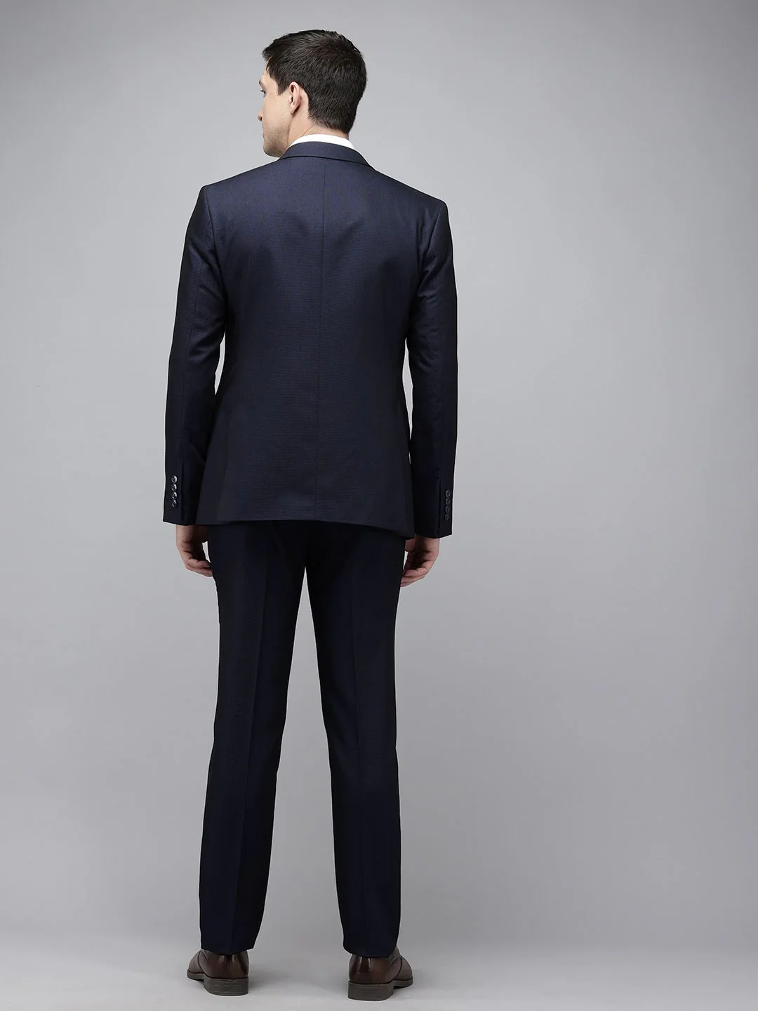 Park Avenue Single Breasted Slim Fit 3-Piece Party Wear Suit - Image 7