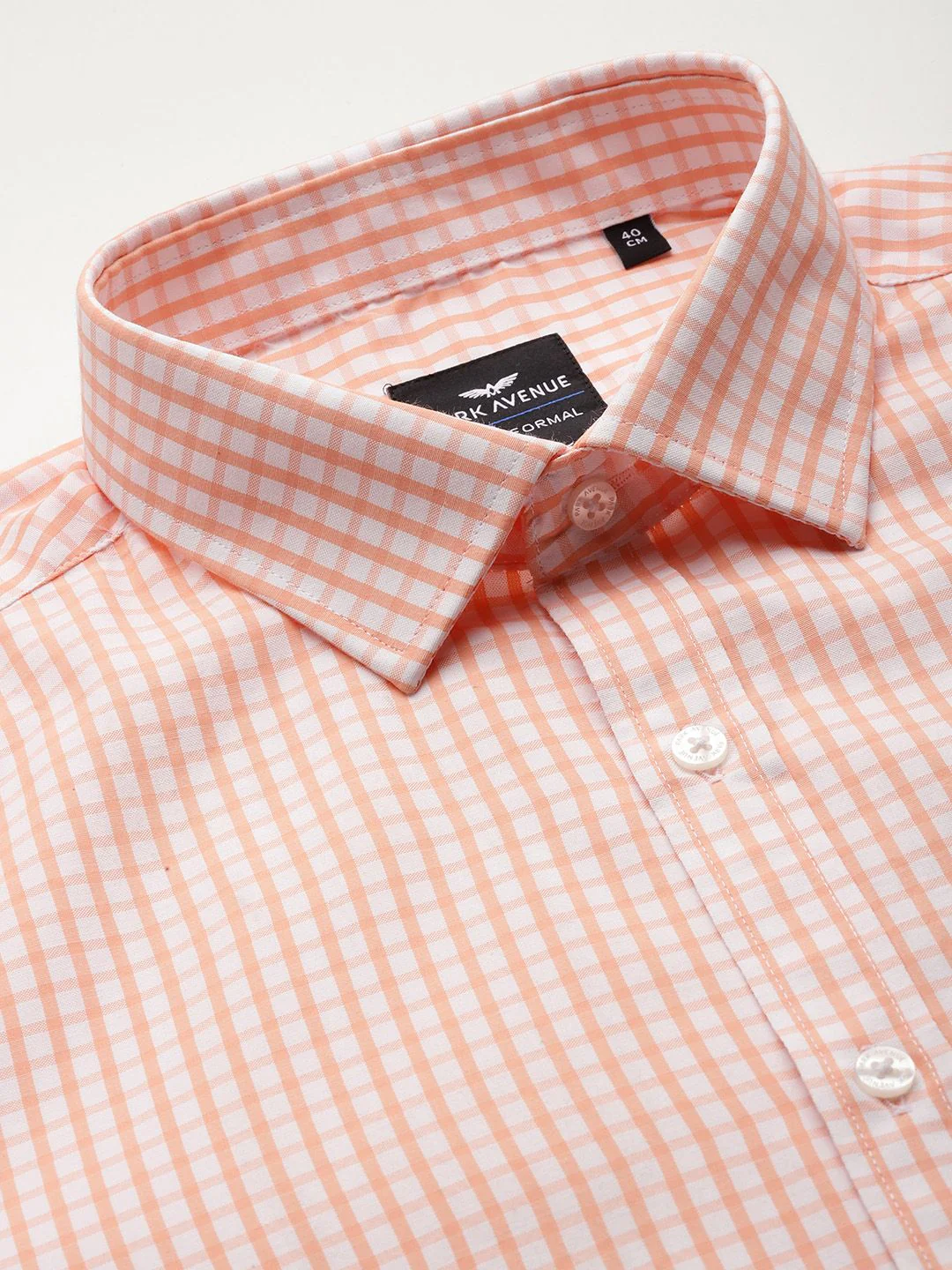 Park Avenue Slim Fit Checked Formal Shirt - Image 2