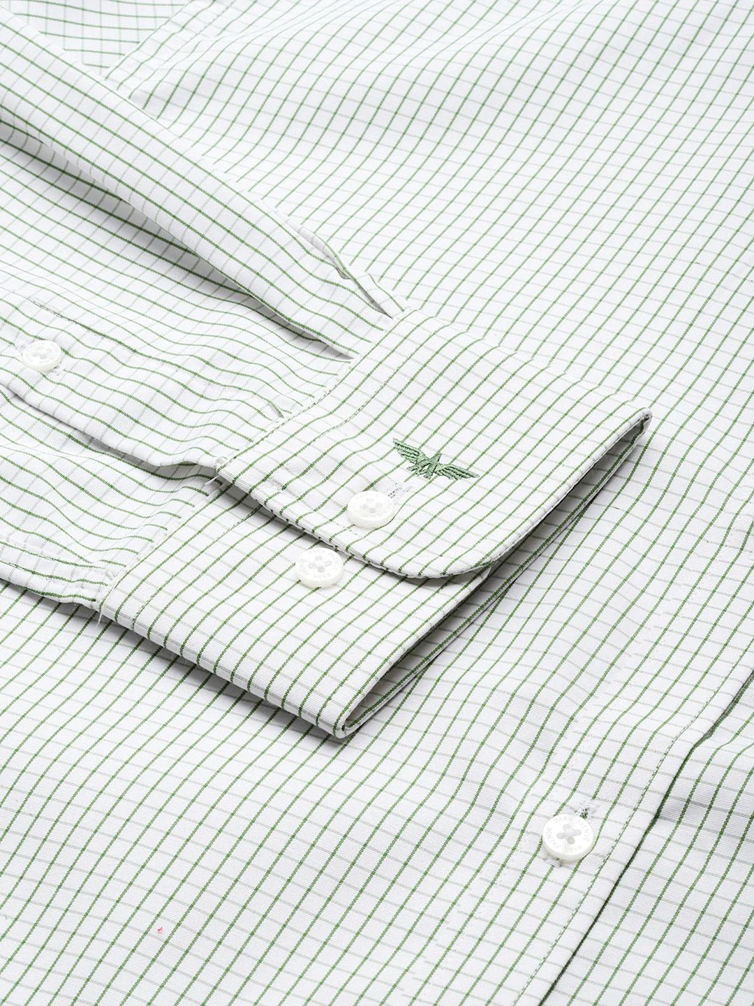 Park Avenue Slim Fit Checked Formal Shirt - Image 3