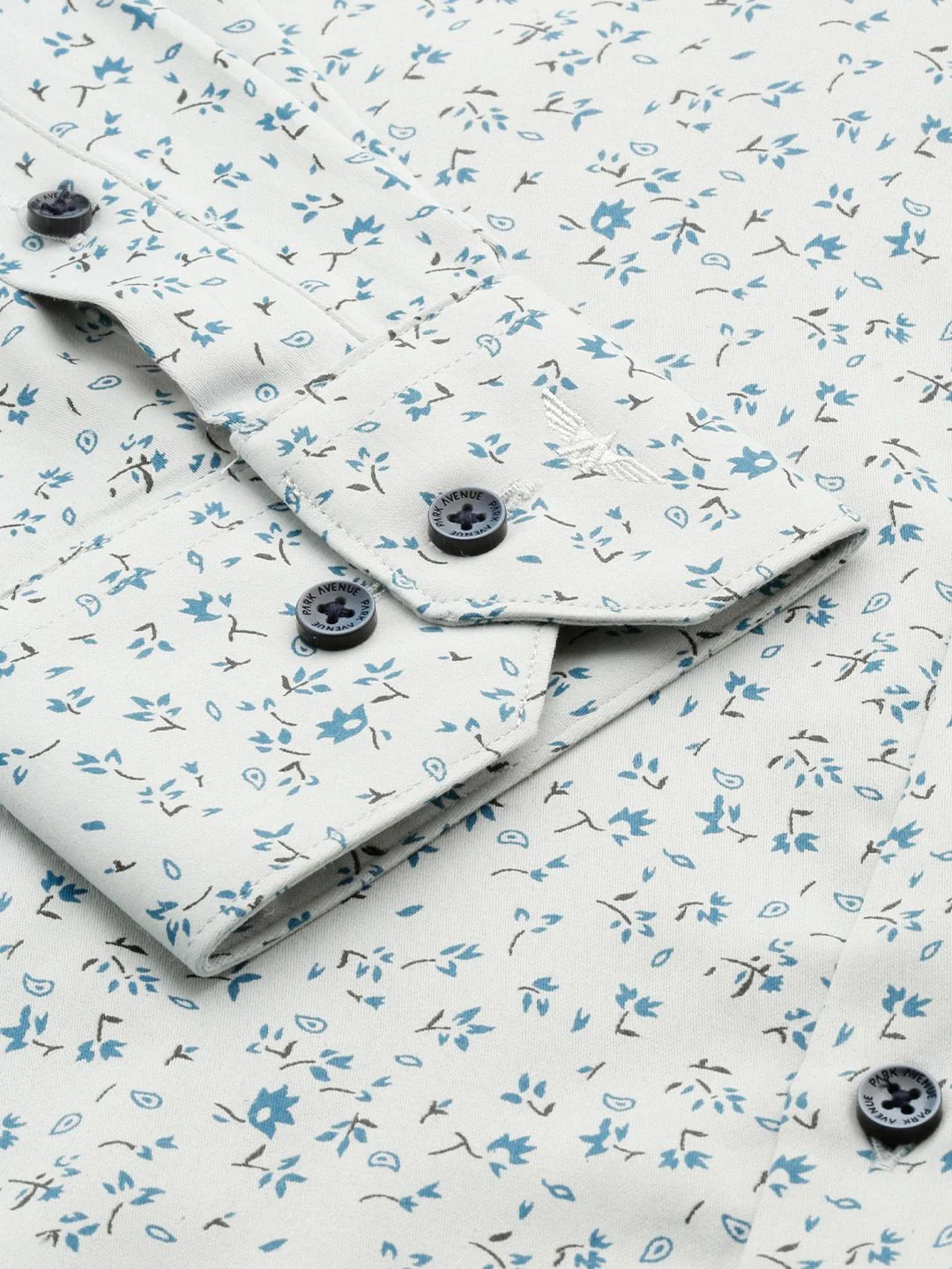 Park Avenue Slim Fit Floral Printed Formal Shirt - Image 3
