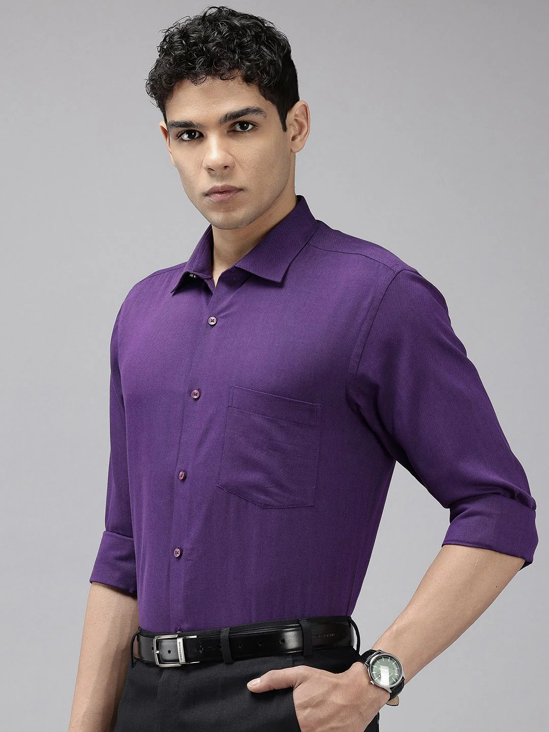 Park Avenue Slim Fit Formal Shirt - Image 5