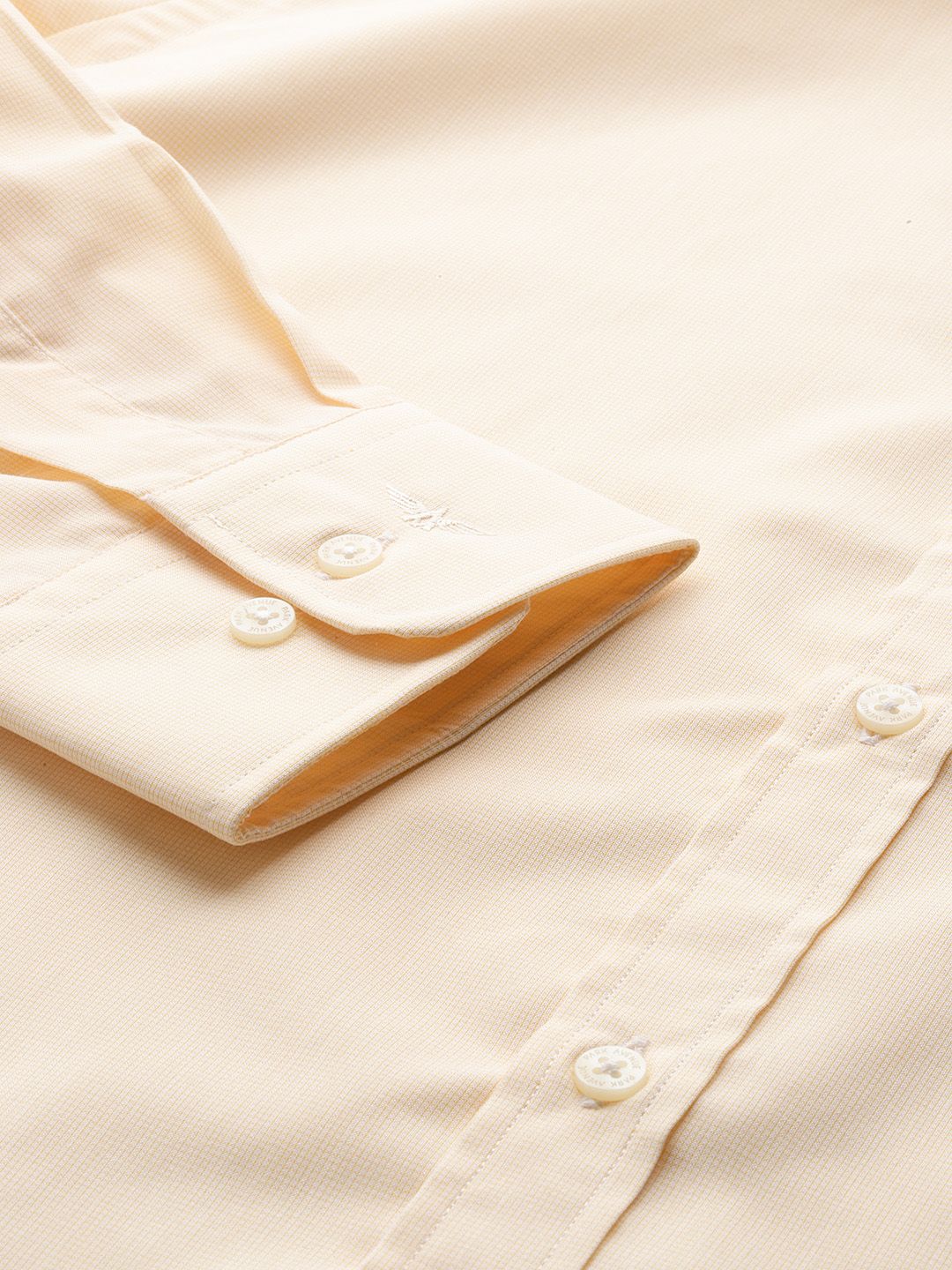 Park Avenue Slim Fit Micro Checks Formal Shirt - Image 3