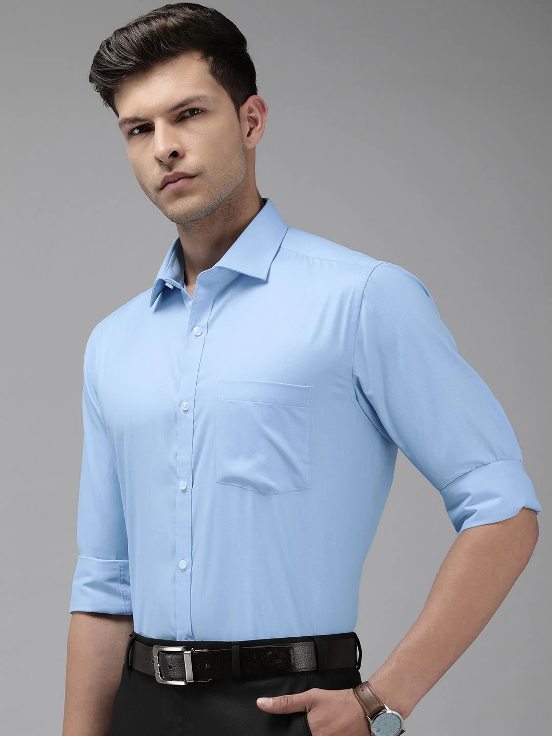 Park Avenue Slim Fit Opaque Formal Shirt - Image 5