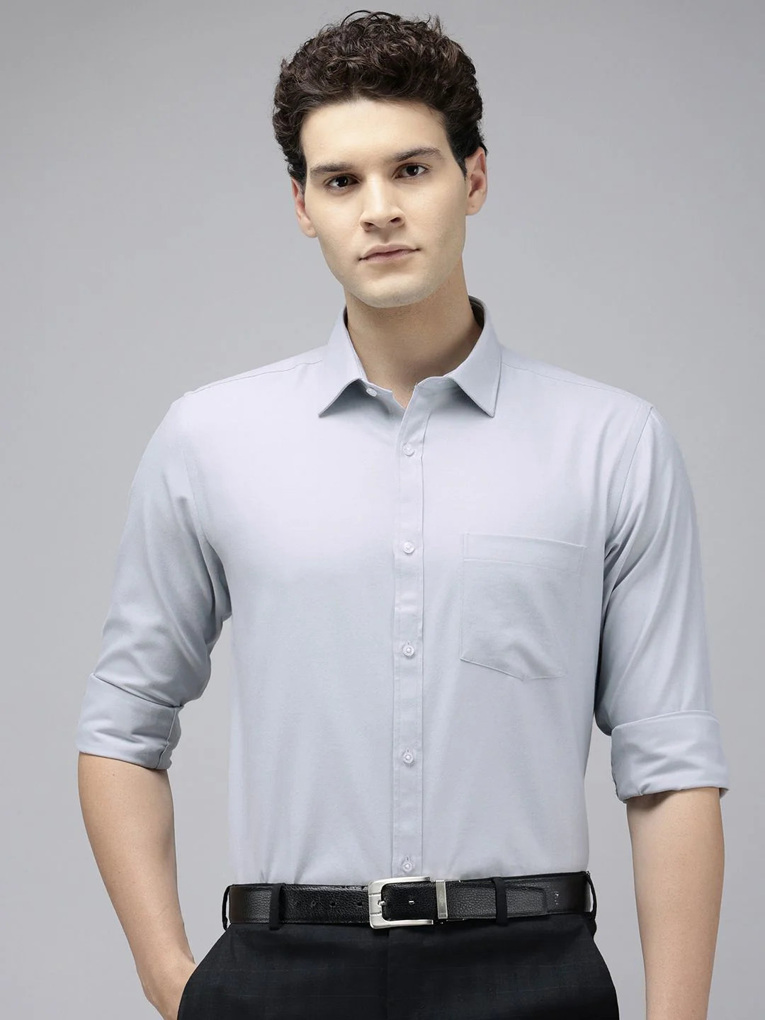 Park Avenue Slim Fit Opaque Formal Shirt - Image 5
