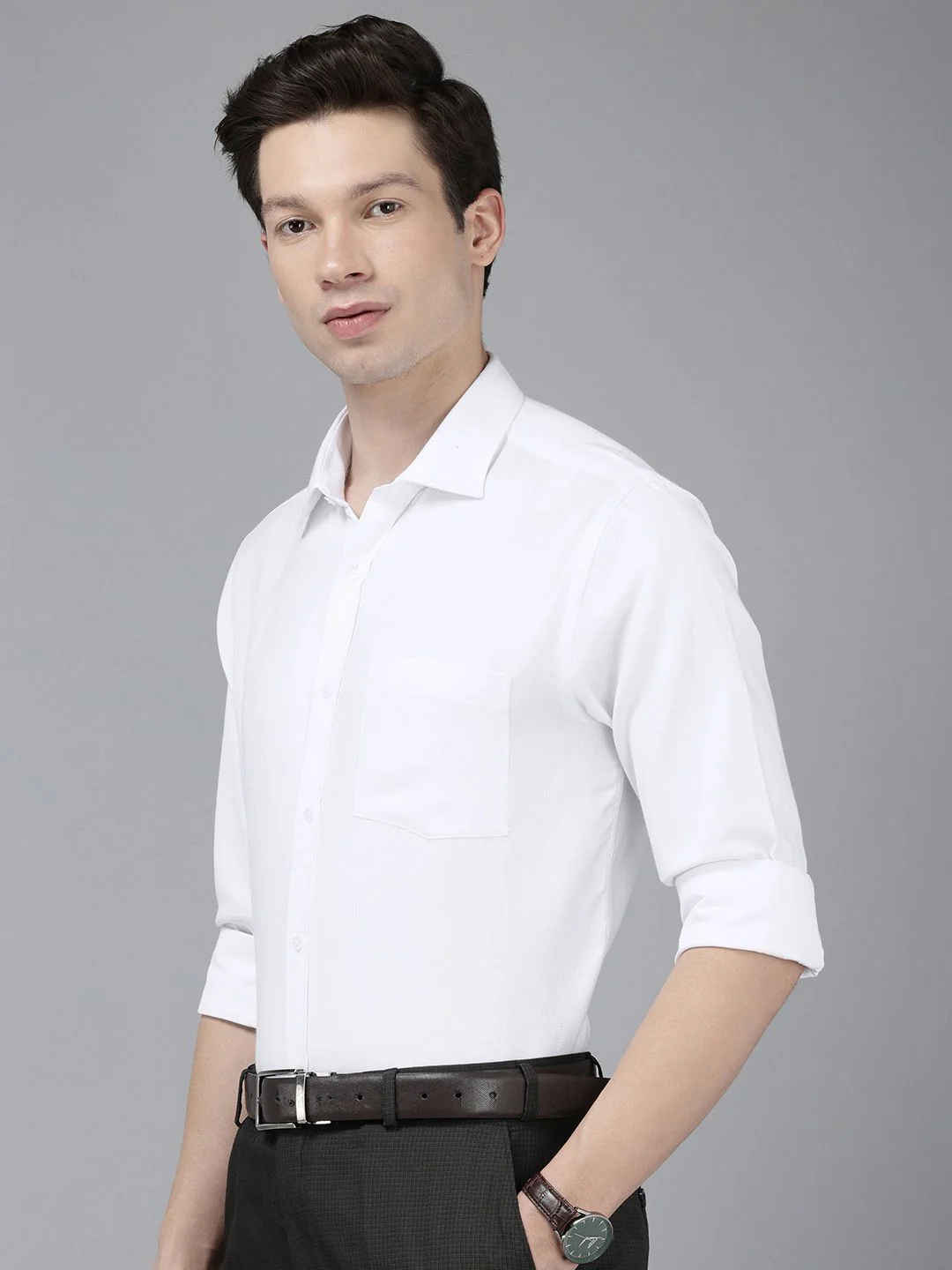 Park Avenue Slim Fit Opaque Formal Shirt - Image 5