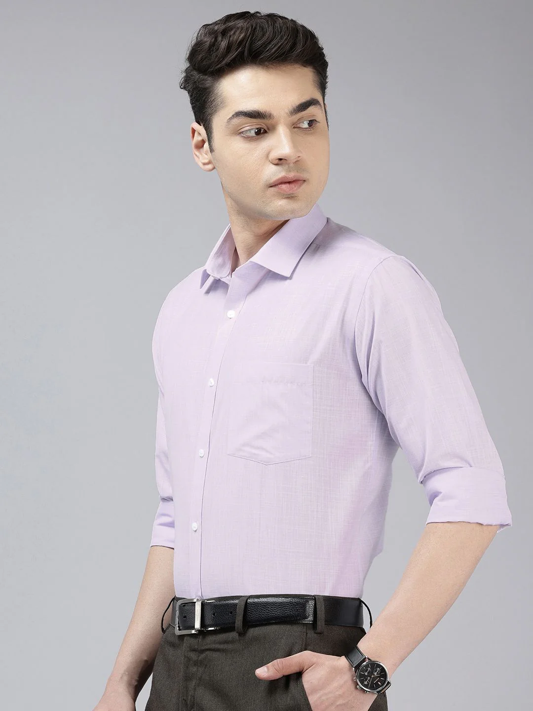 Park Avenue Slim Fit Opaque Formal Shirt - Image 5