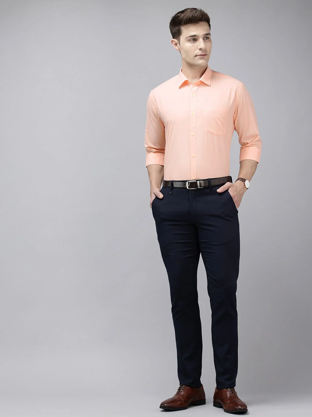 Park Avenue Slim Fit Opaque Formal Shirt - Image 6