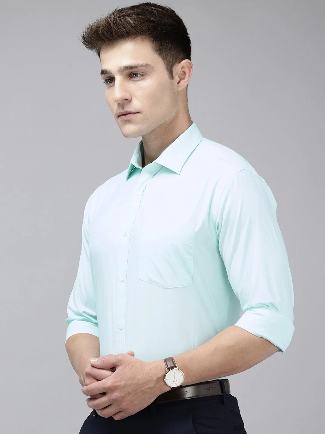 Park Avenue Slim Fit Opaque Formal Shirt - Image 5