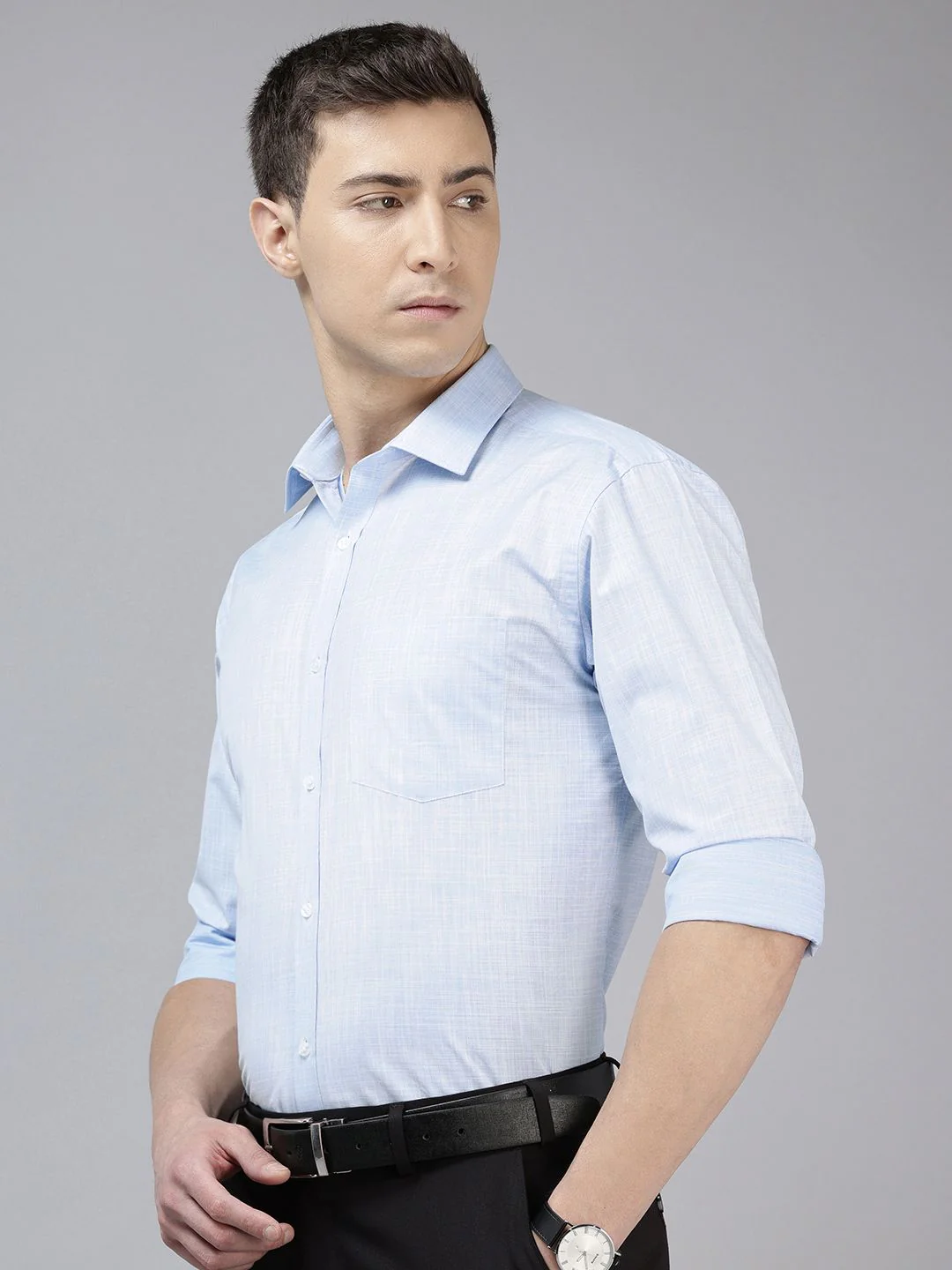 Park Avenue Slim Fit Opaque Formal Shirt - Image 5