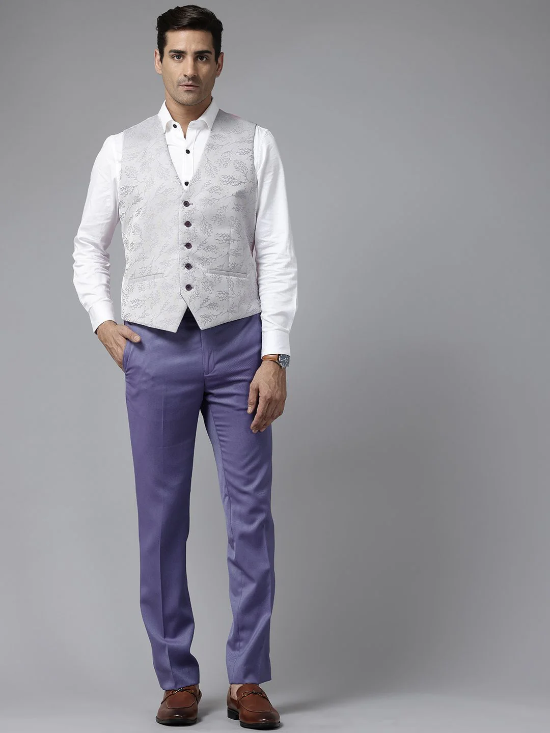 Park Avenue Slim Fit Party Blazer & Trousers - Image 2