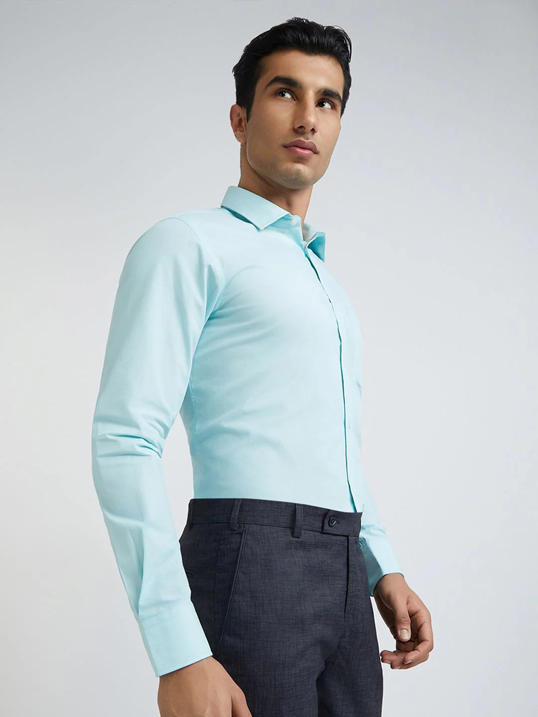 Park Avenue Slim Fit Pure Cotton Formal Shirt - Image 3