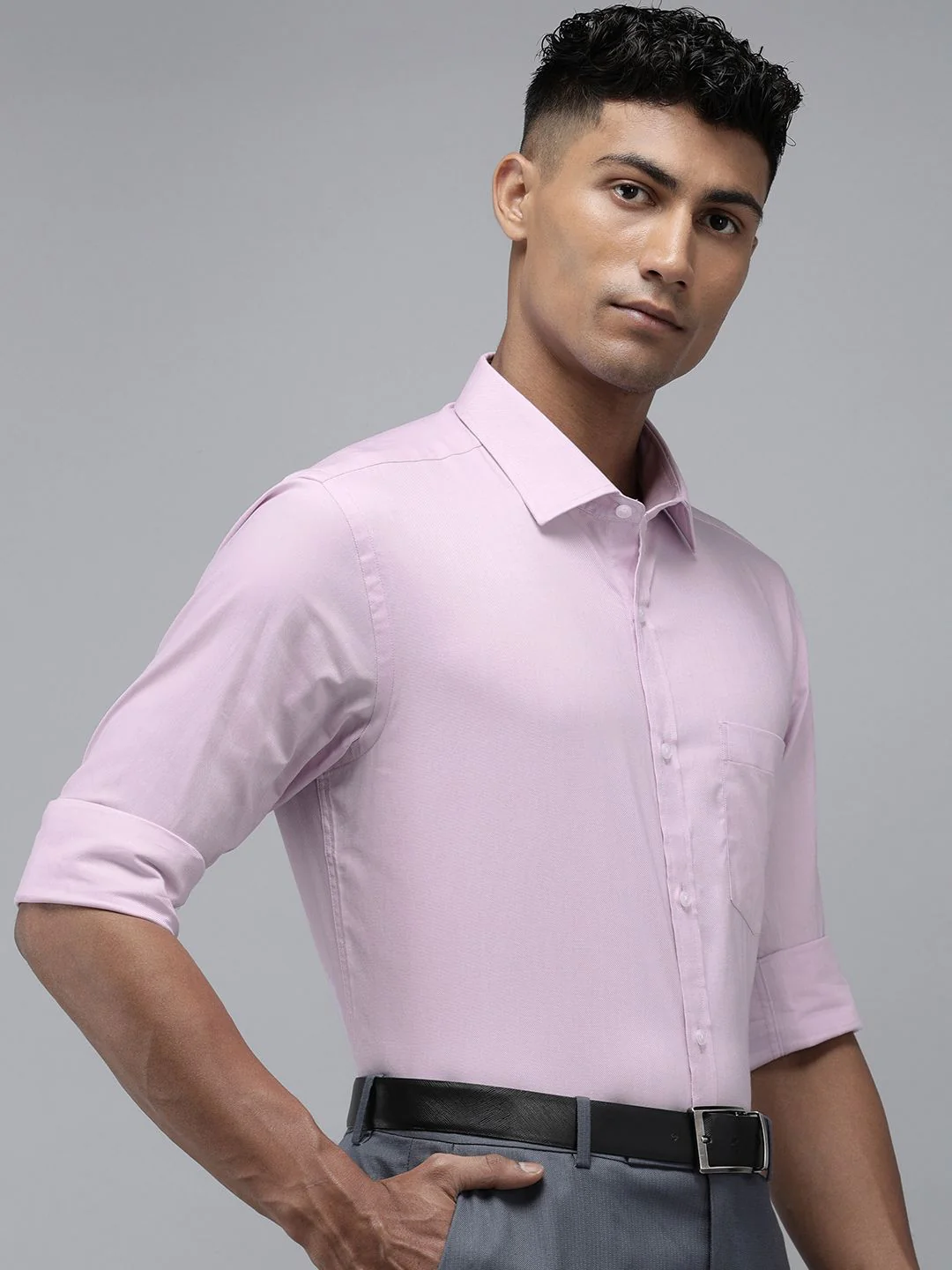 Park Avenue Slim Fit Pure Cotton Formal Shirt - Image 5