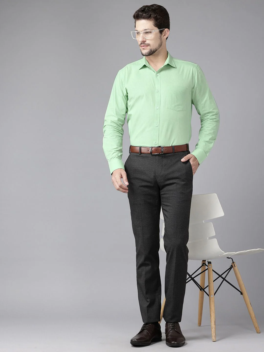 Park Avenue Slim Fit Pure Cotton Formal Shirt - Image 6