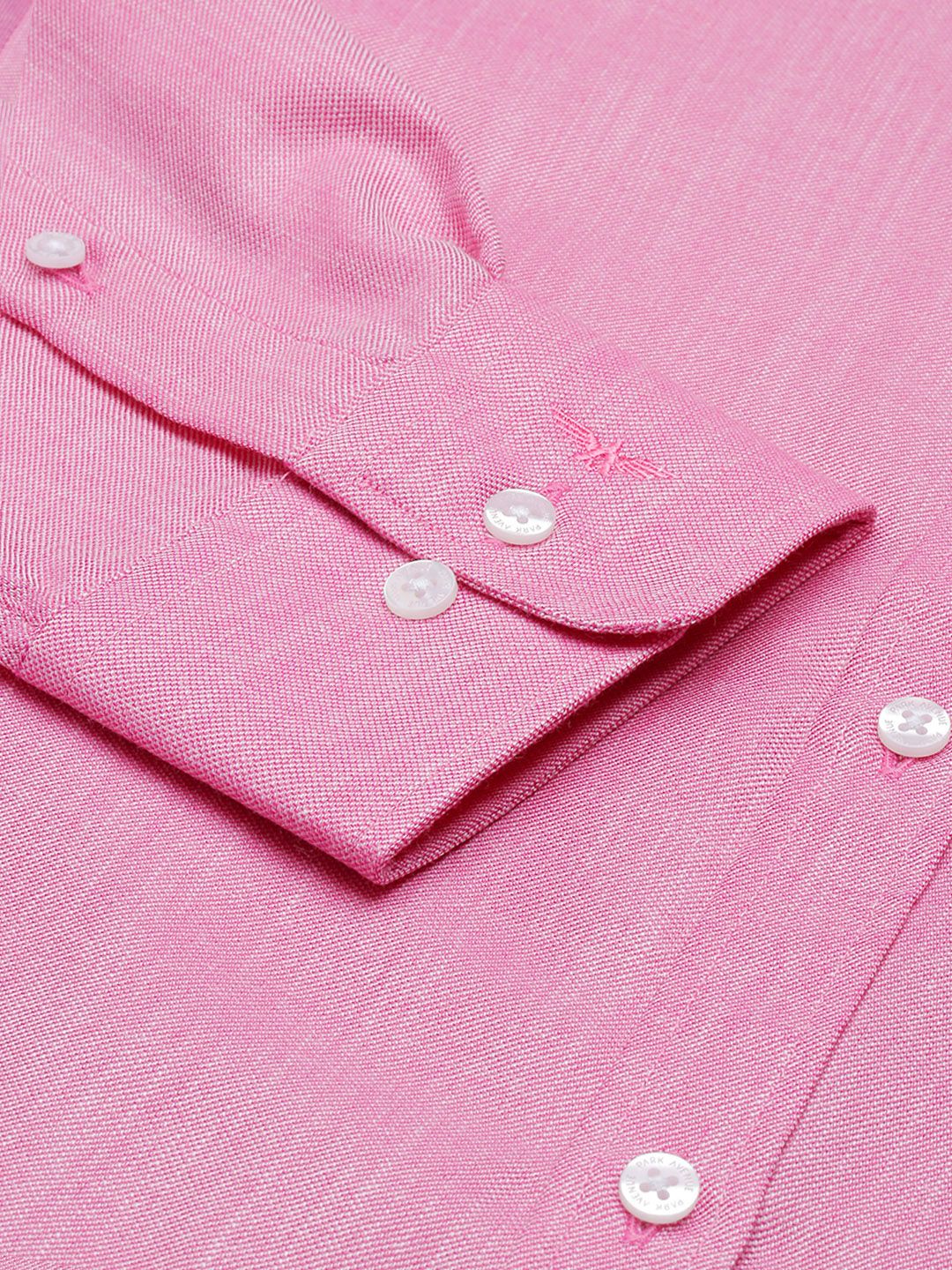 Park Avenue Slim Fit Self Design Textured Formal Shirt - Image 3
