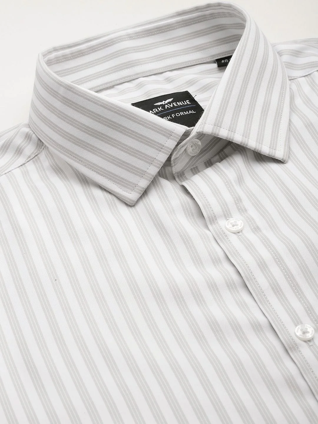 Park Avenue Slim Fit Striped Formal Shirt - Image 2