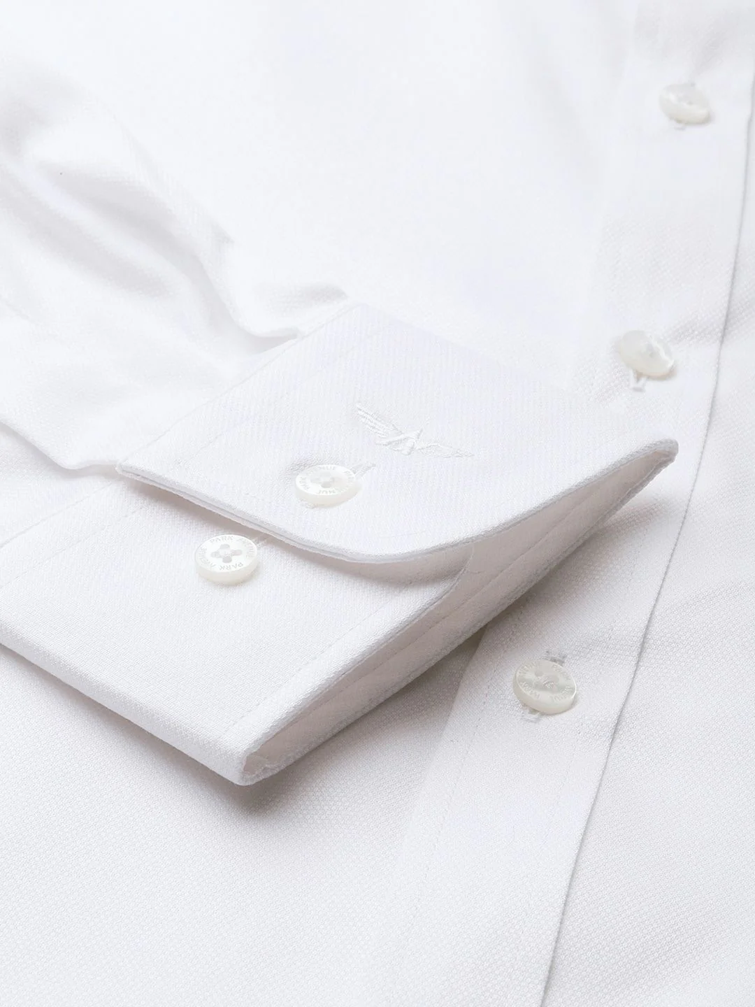 Park Avenue Slim Fit Textured Formal Shirt - Image 3