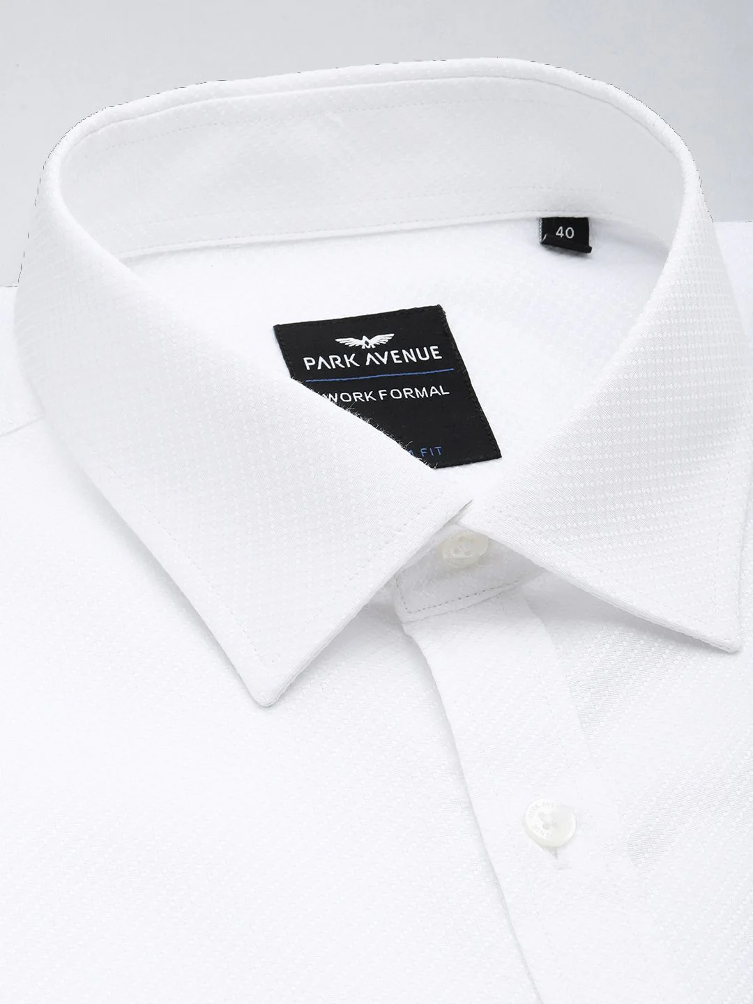 Park Avenue Slim Fit Textured Formal Shirt - Image 2
