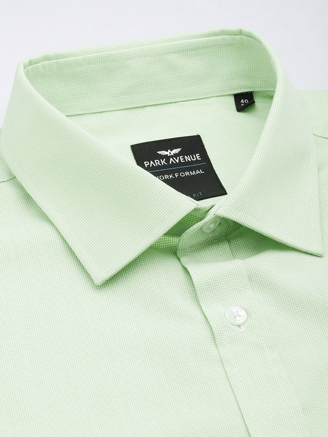 Park Avenue Slim Fit Textured Formal Shirt - Image 2