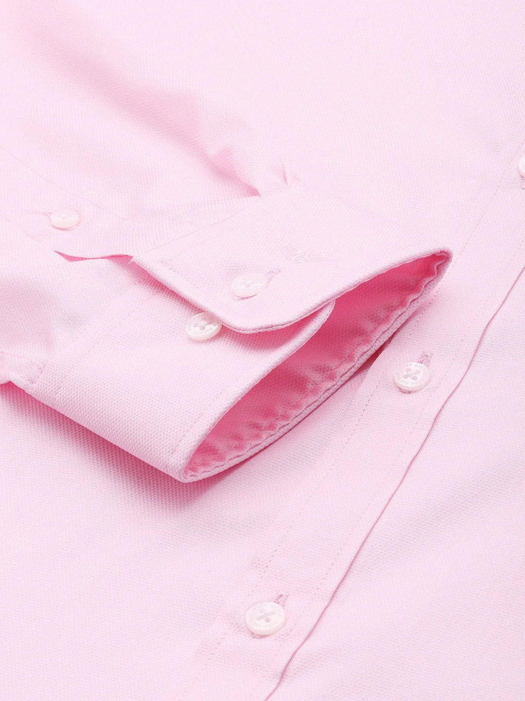 Park Avenue Slim Fit Textured Self Design Formal Shirt - Image 3
