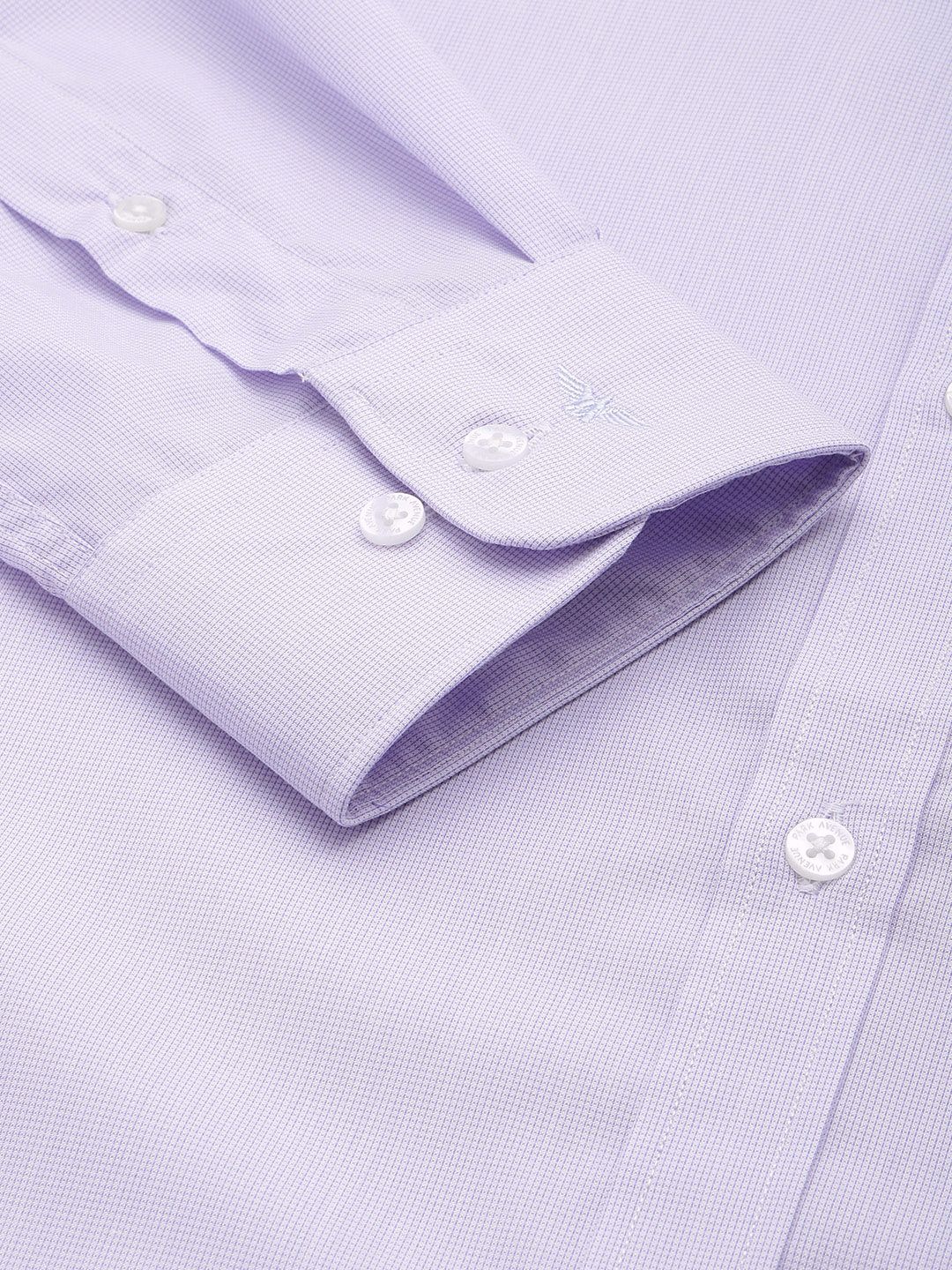 Park Avenue Slim Fit Textured Self Design Formal Shirt - Image 3