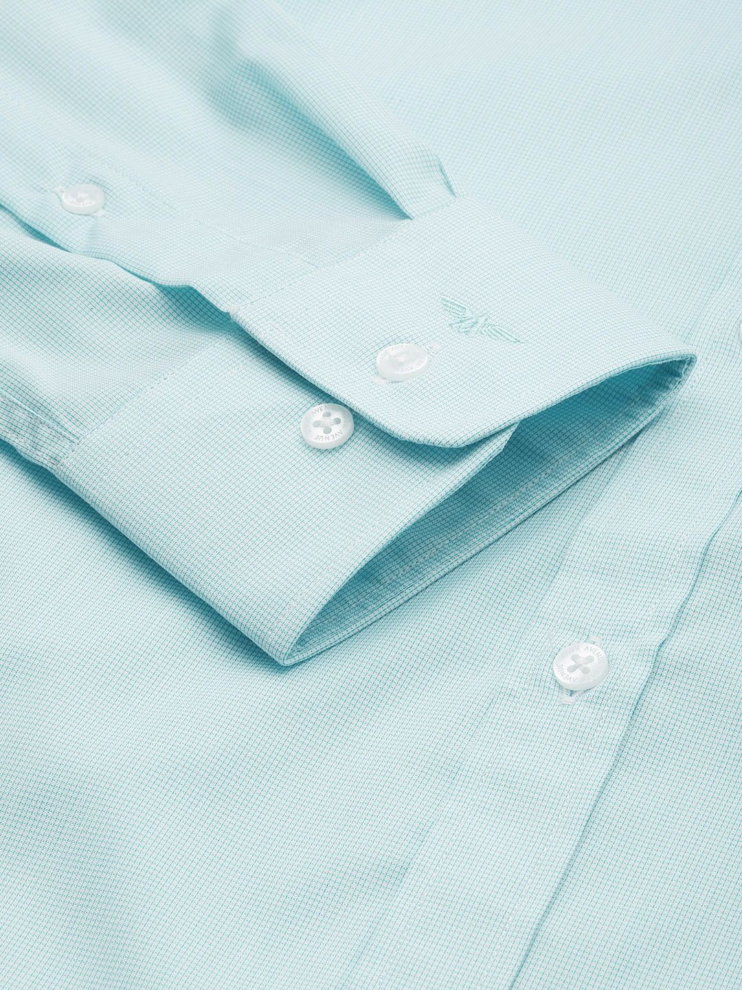 Park Avenue Slim Fit Textured Self Design Formal Shirt - Image 3