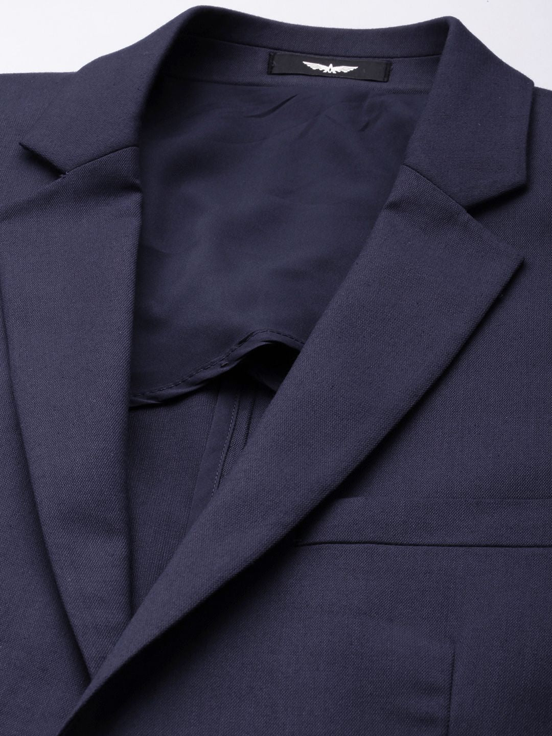 Park Avenue Solid Super Slim Fit 2 Piece Formal Suit - Image 2