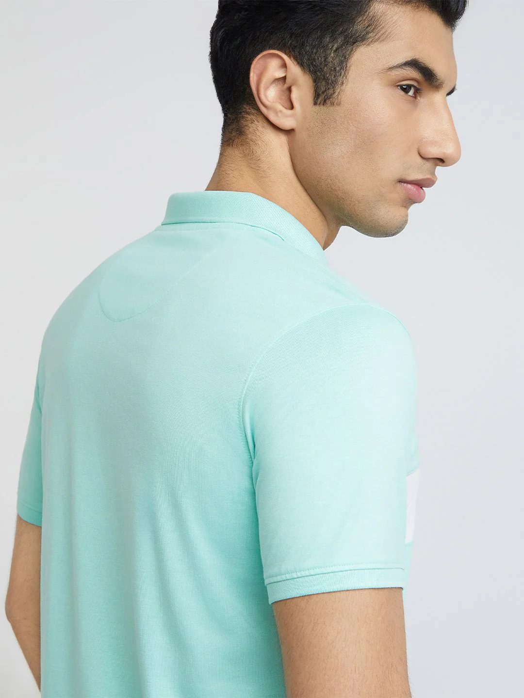 Park Avenue Striped Polo Collar Slim Fit T-shirt - Image 7