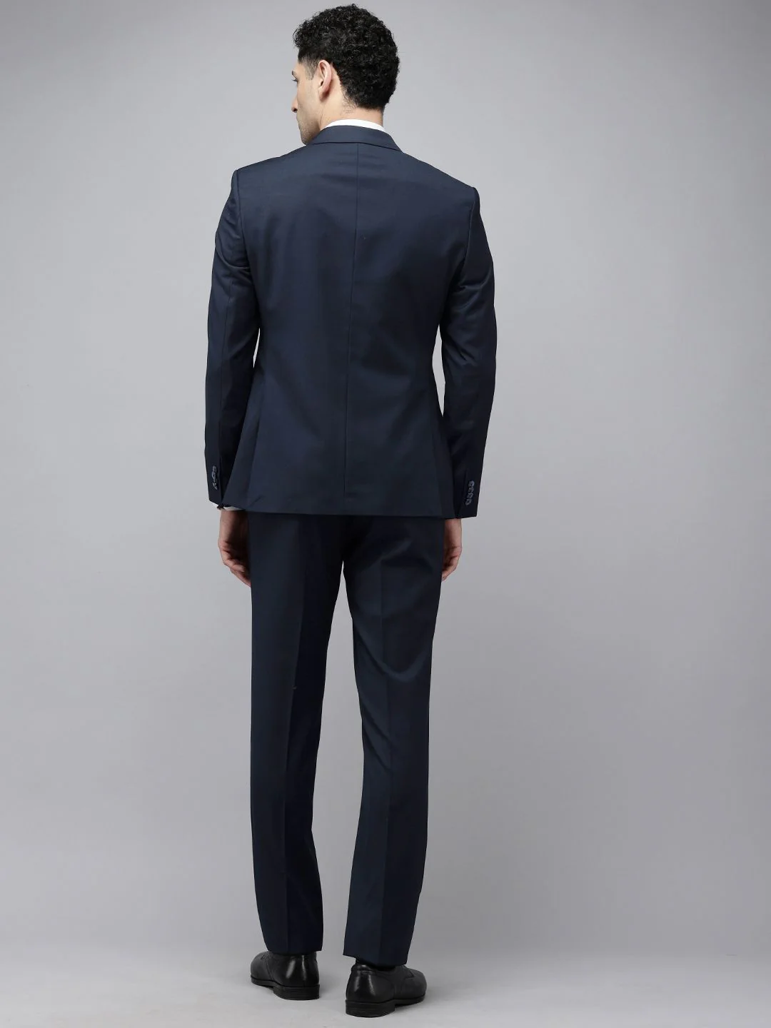 Park Avenue Super Slim Fit Notched Lapel Collar 2 Piece Formal Suit - Image 4