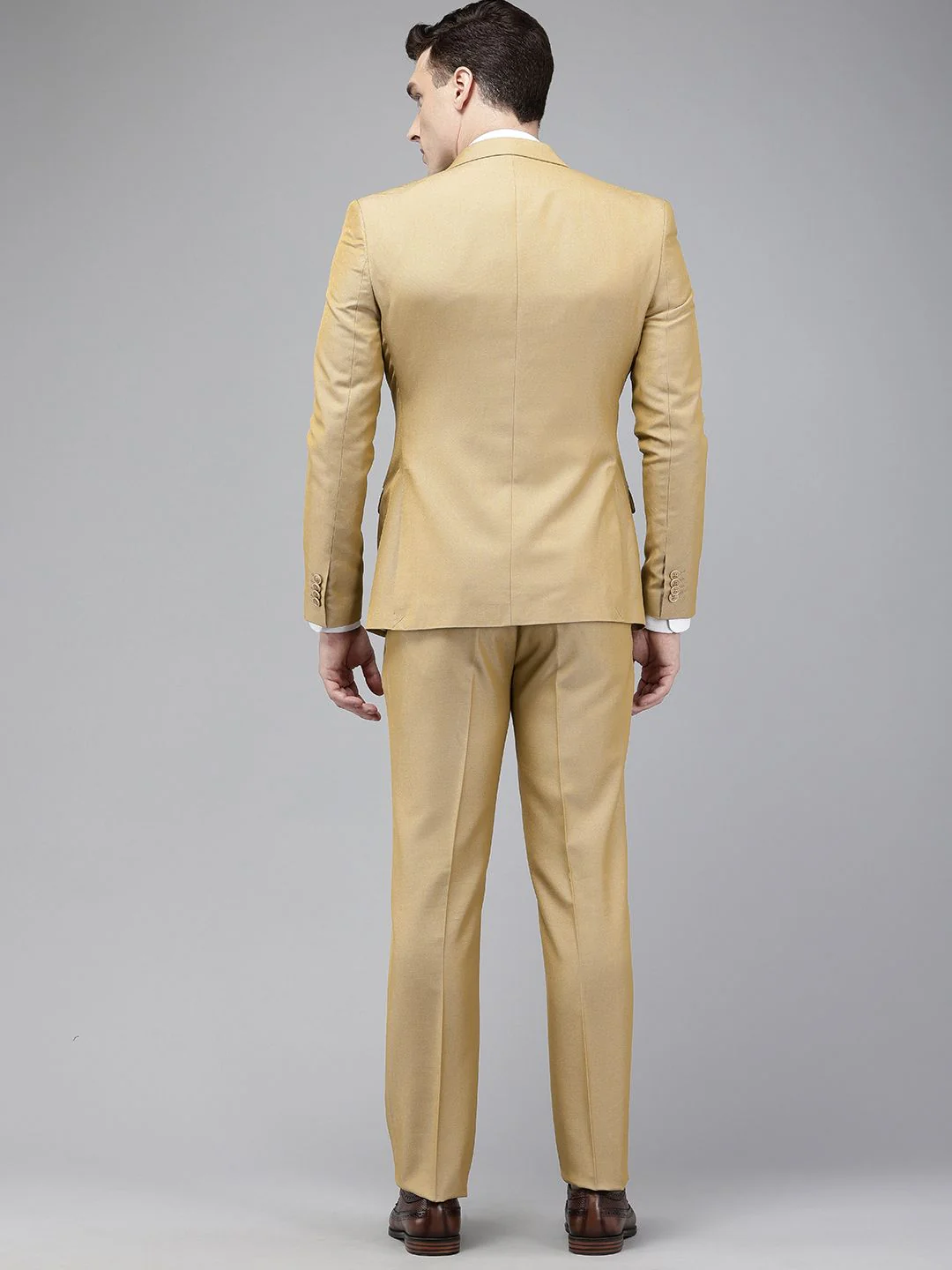 Park Avenue Super Slim Fit Notched Lapel Single-Breasted 2 Piece Formal Suits - Image 6