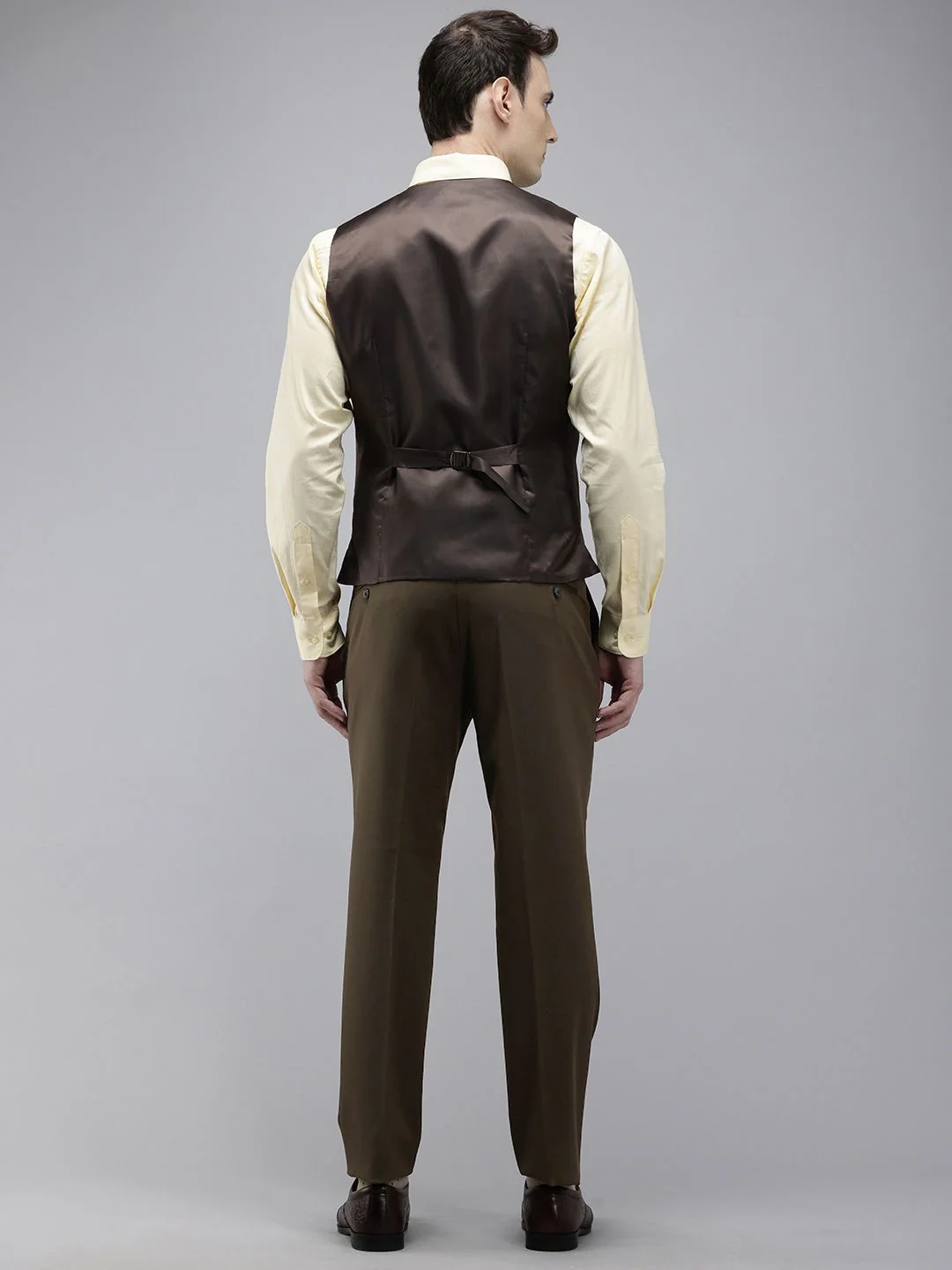 Park Avenue Super Slim Fit  Single Breasted 3-Peice Formal Suit - Image 3
