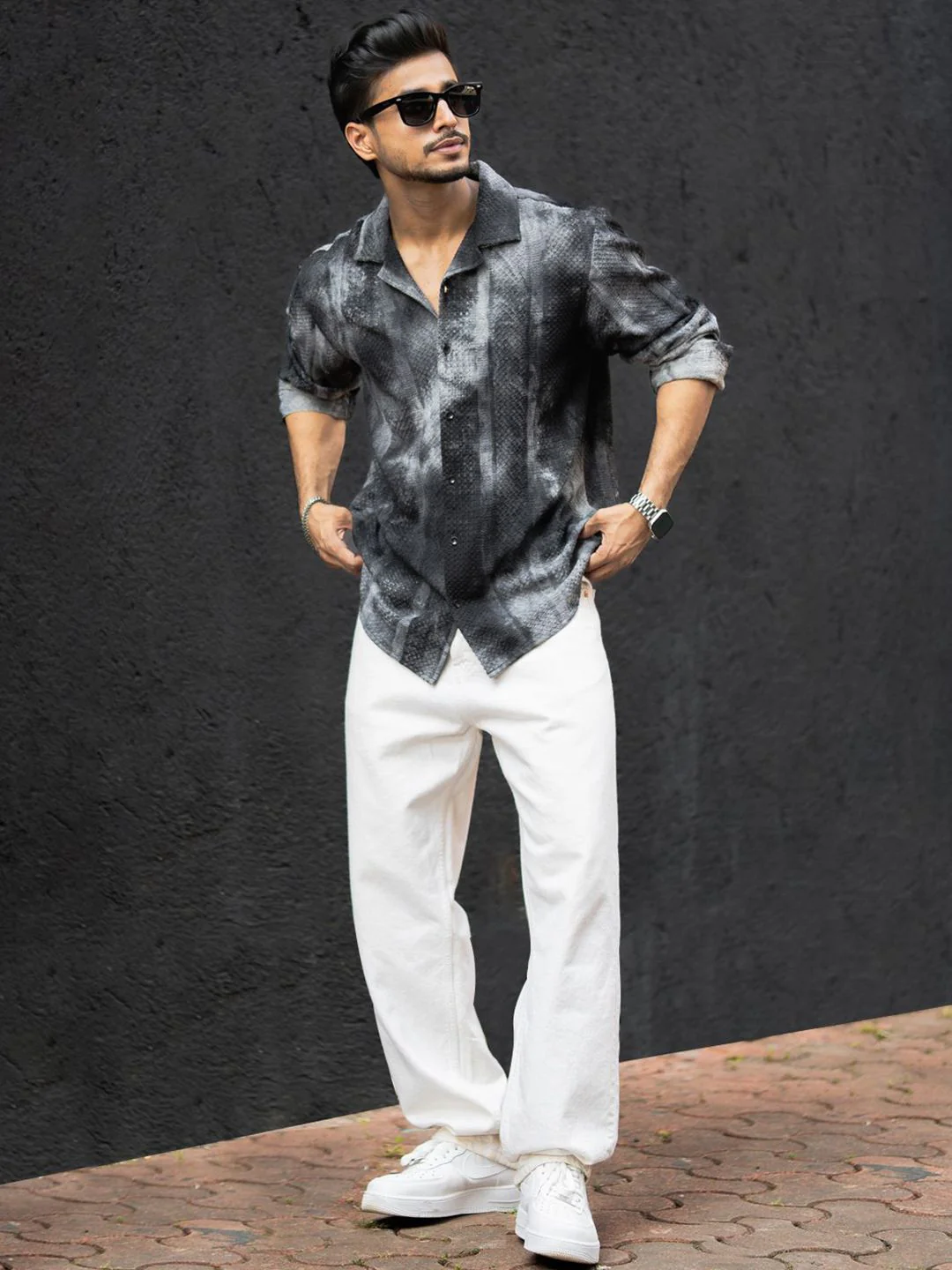 Powerlook Abstract Print Regular Fit Casual Shirt - Image 4