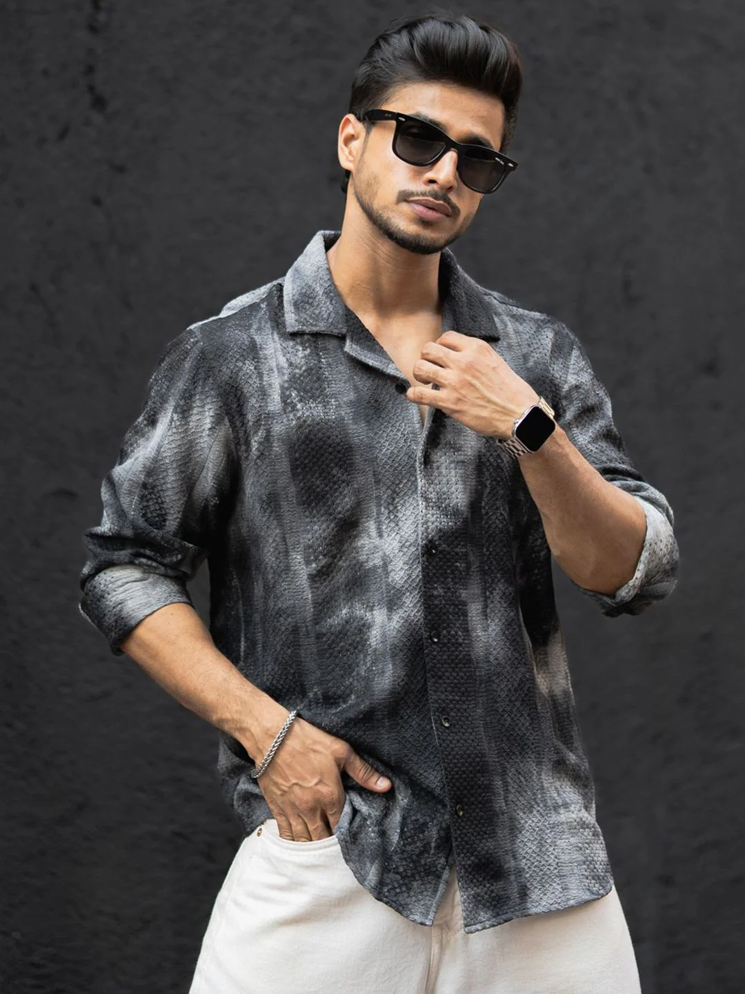 Powerlook Abstract Print Regular Fit Casual Shirt - Image 7