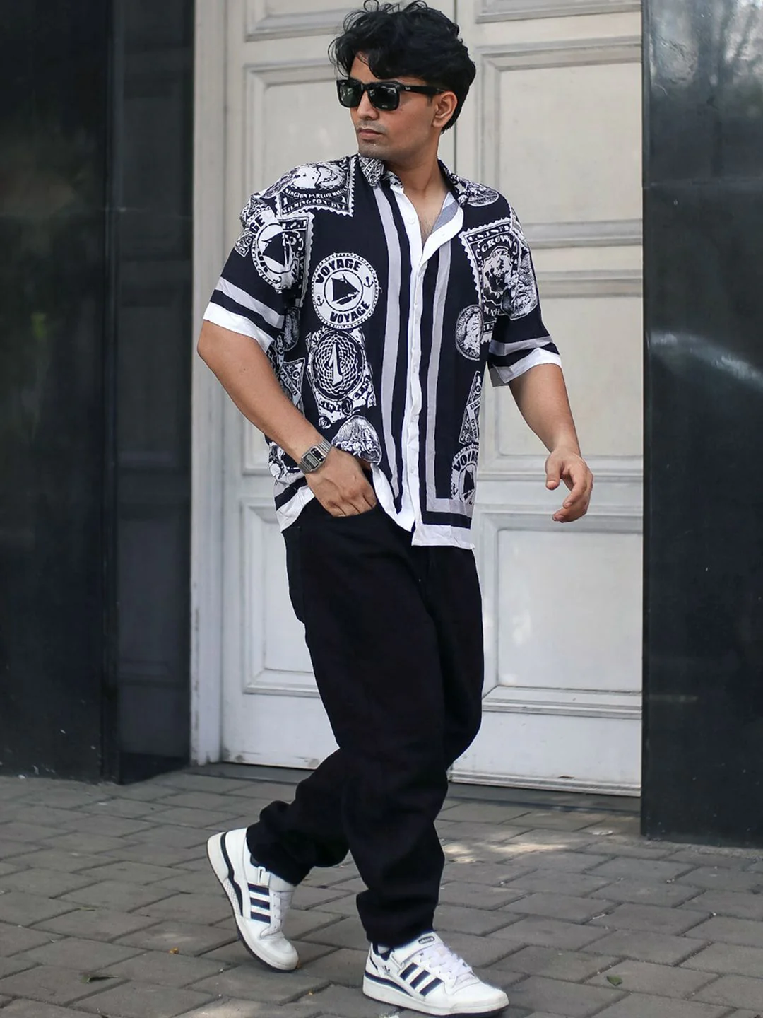 Powerlook Men Black Baggy Fit Clean Look Jeans - Image 5