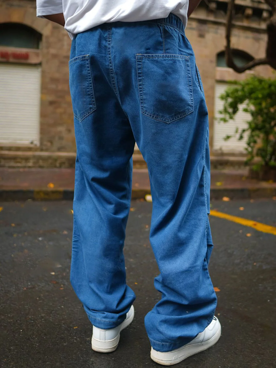 Powerlook Men Baggy Fit Mid-Rise  Jeans - Image 3