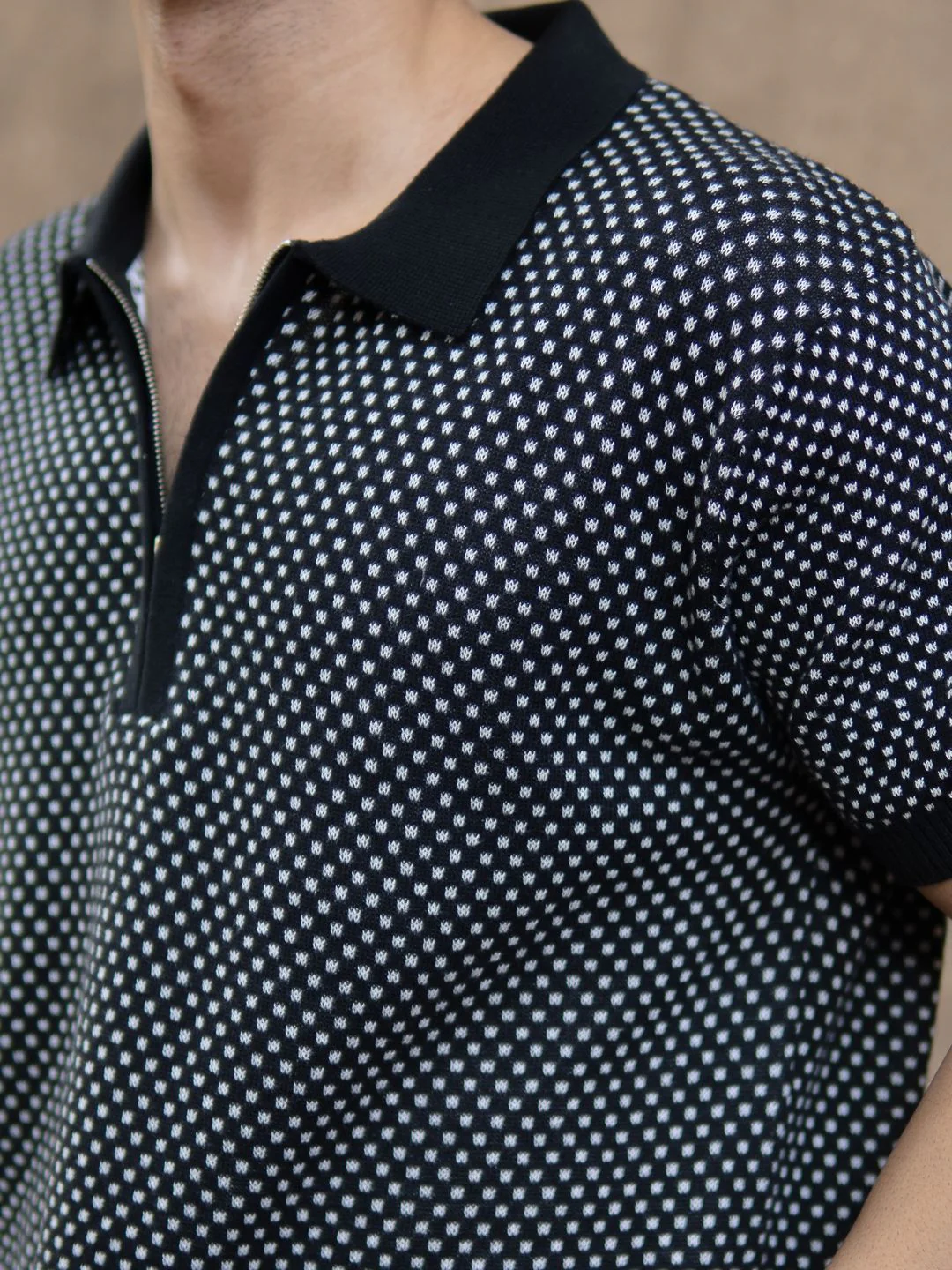 Powerlook Men Checked Polo Collar T-shirt - Image 7