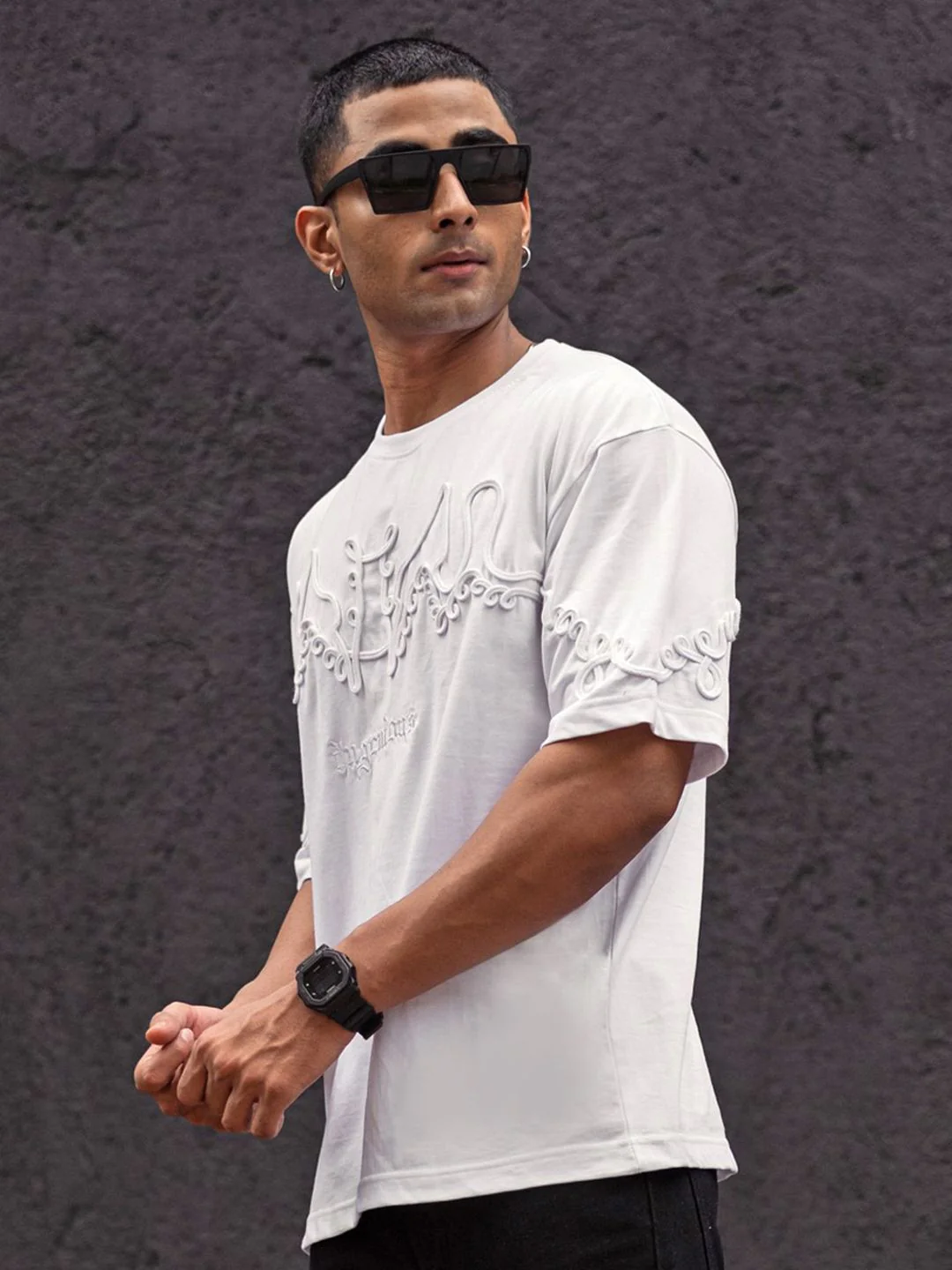 Powerlook Men Drop-Shoulder Sleeves T-shirt - Image 3