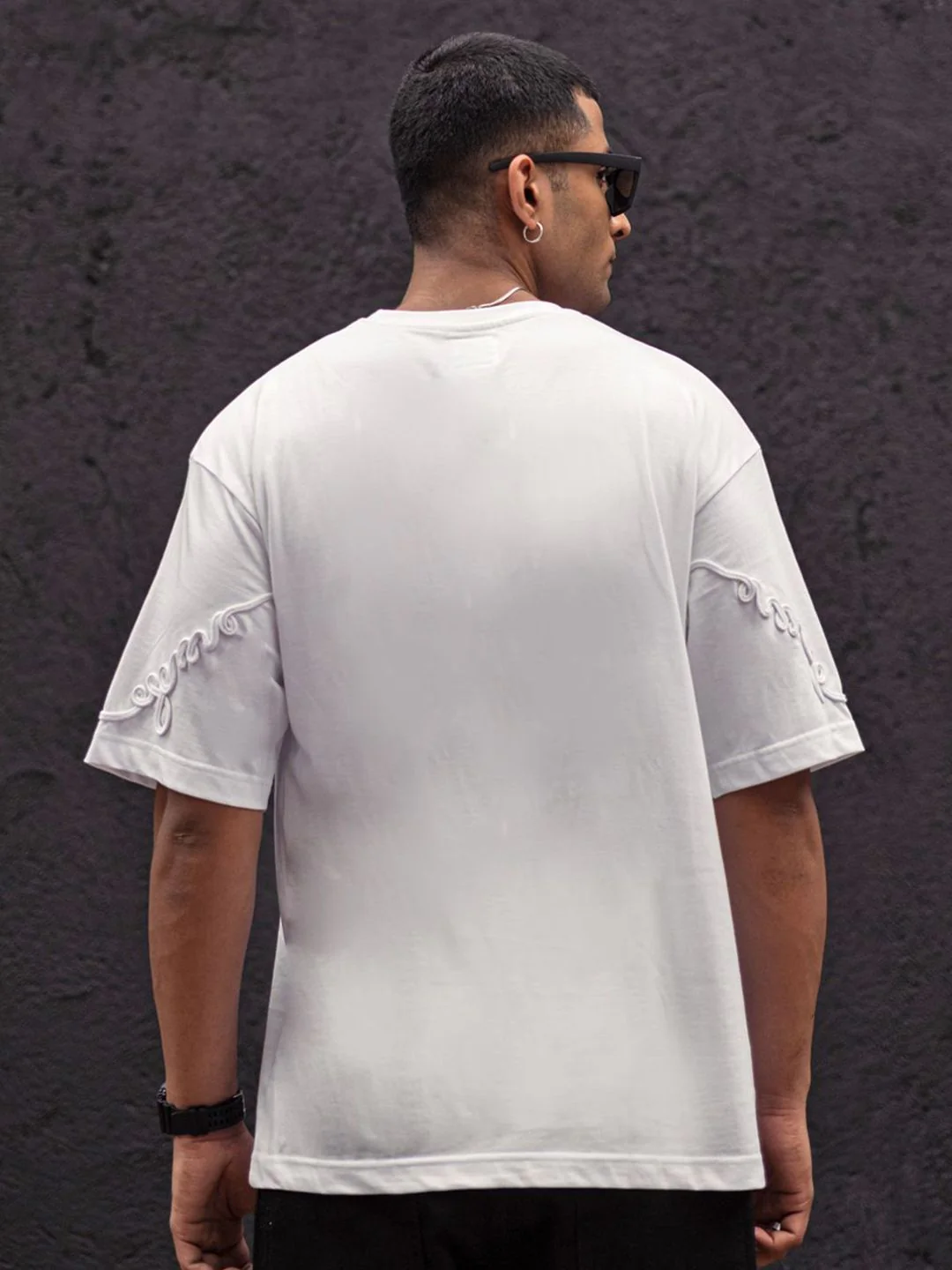 Powerlook Men Drop-Shoulder Sleeves T-shirt - Image 5