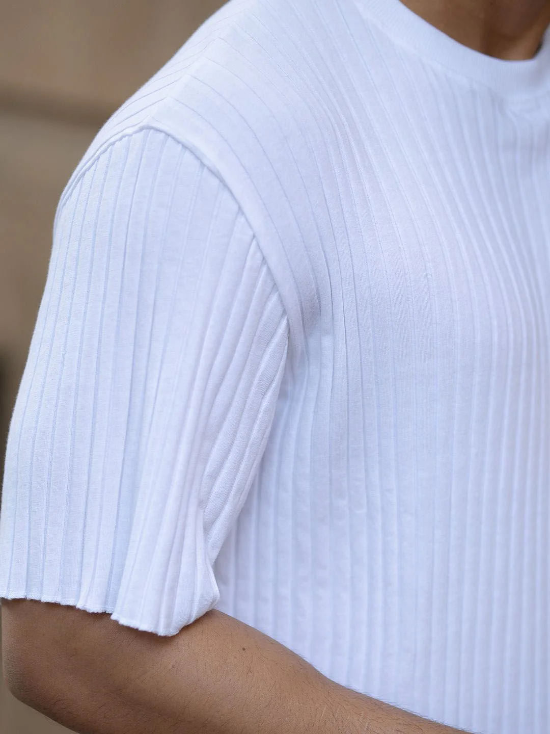 Powerlook Men Drop-Shoulder Sleeves Oversized T-shirt - Image 2