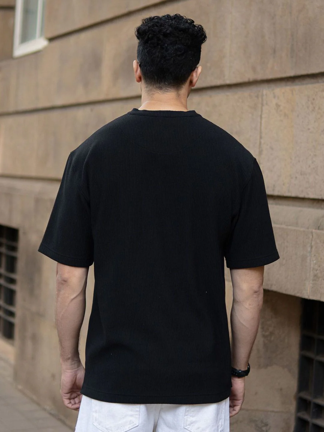 Powerlook Men Drop-Shoulder Sleeves T-shirt - Image 5