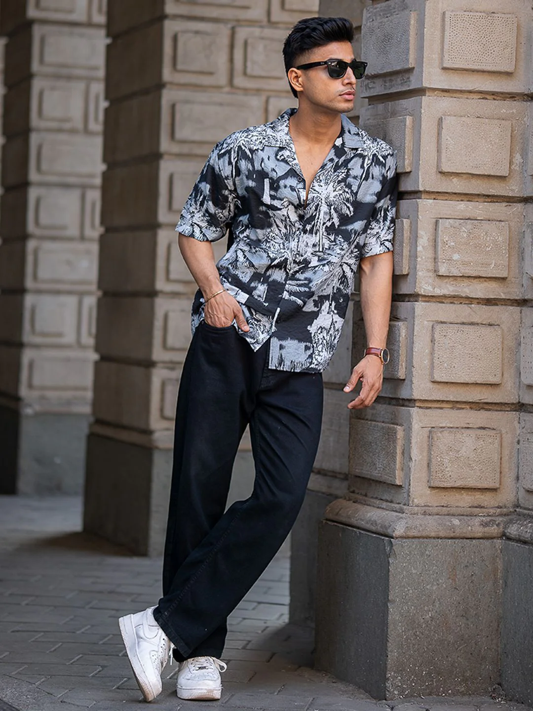 Powerlook Men Floral Opaque Printed Casual Shirt
