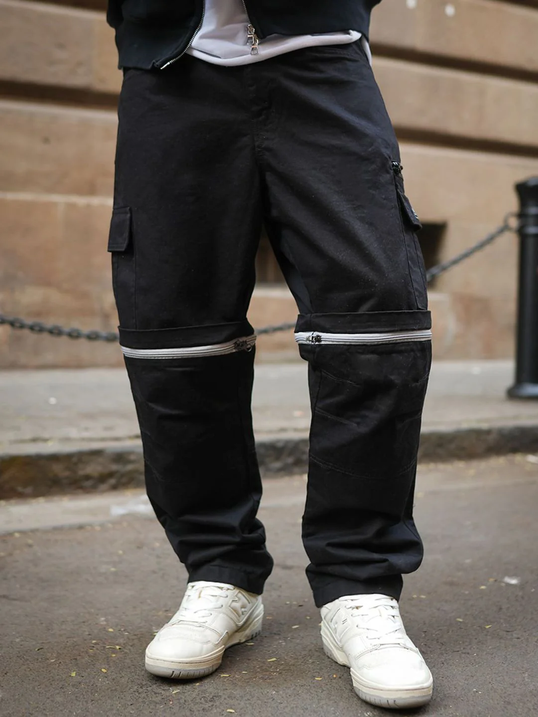 Powerlook Men Loose Fit Cargos Trousers - Image 4