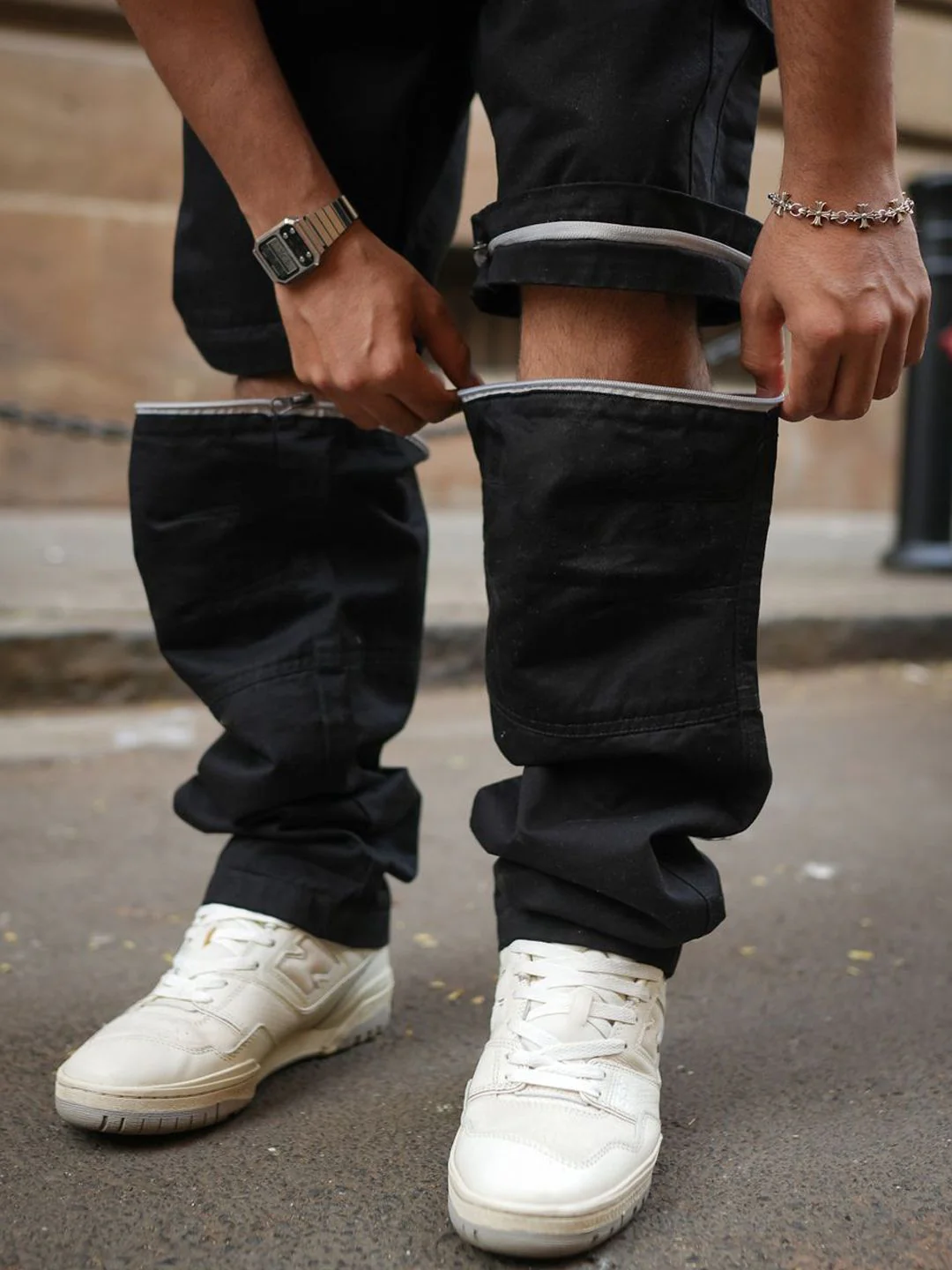 Powerlook Men Loose Fit Cargos Trousers - Image 7